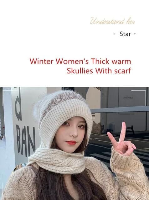Scarf Cap for Women