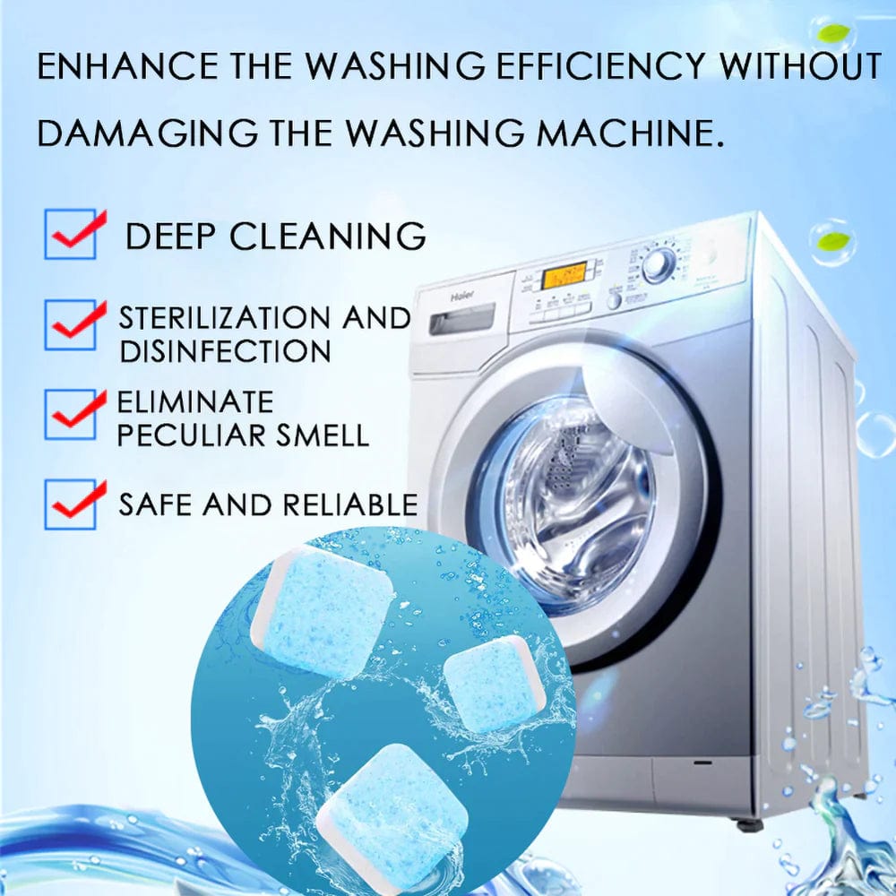 Washing Machine Deep Cleaning Tablets (Pack of 10 Tablets)