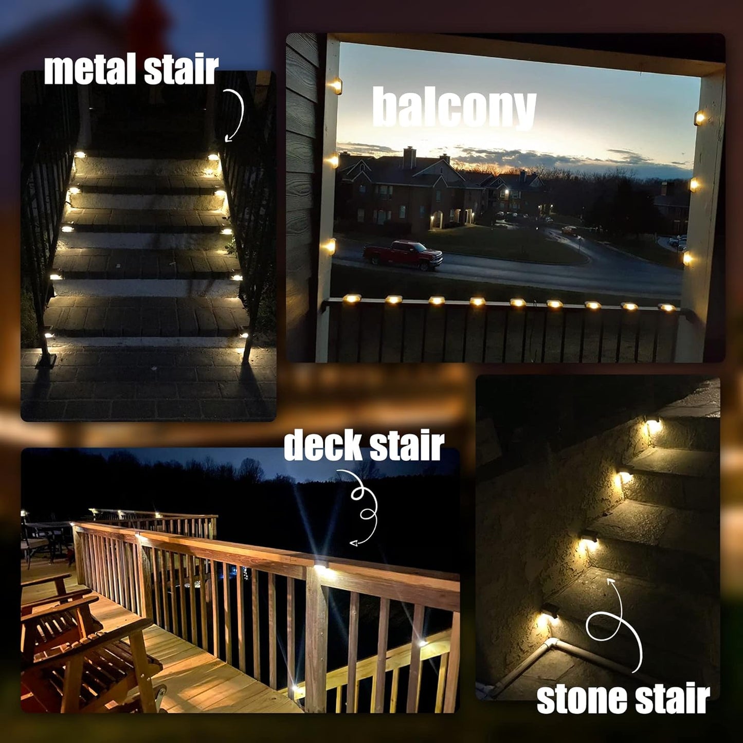 Solarixy™ Solar-Powered Stair Lights