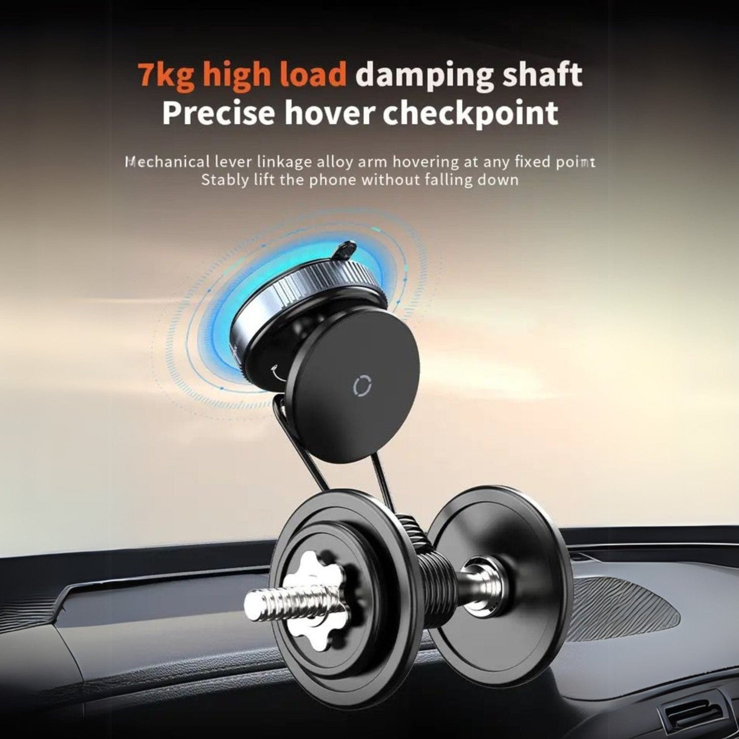Suctionzio™ Vacuum Suction Magnetic Mount