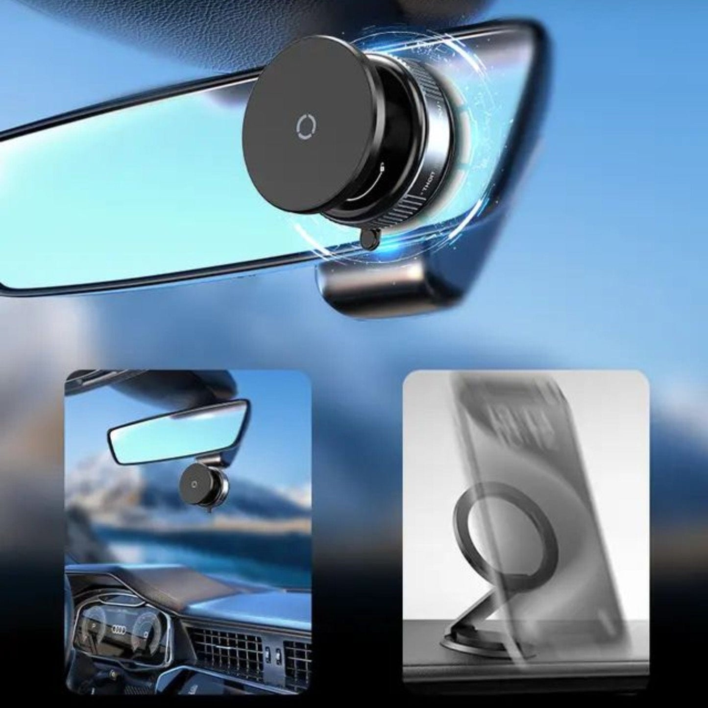 Suctionzio™ Vacuum Suction Magnetic Mount