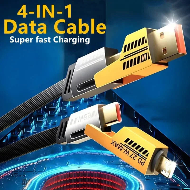 Unitechxo™ 4 in 1 Fast Charging Data Cable